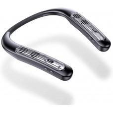 Bluetooth Speaker Bluenin Portable Bluetooth Speakers Wearable Neckband Bluetooth Speakers, Wireless Collar Speaker CVC 8.0 Noise Cancelling 3D Sound Personal Sport Speaker with Mic(Black) Bluetooth Speaker Bluenin Portable Bluetooth Speakers Wearable Neckband Bluetooth Speakers, Wireless Collar Speaker CVC 8.0 Noise Cancelling 3D Sound Personal Sport Speaker with Mic(Black)